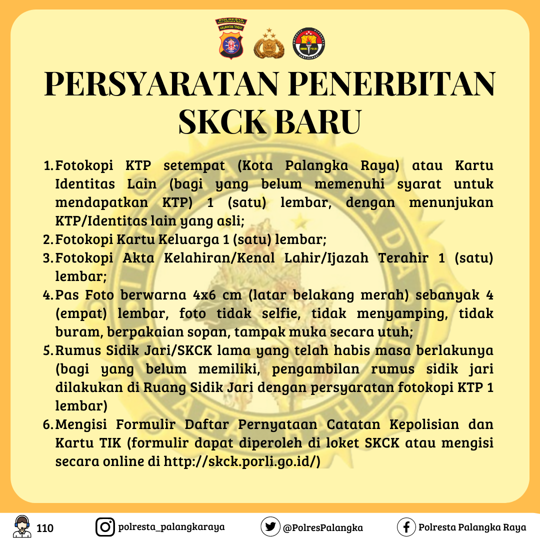 PENERBITAN SKCK BARU